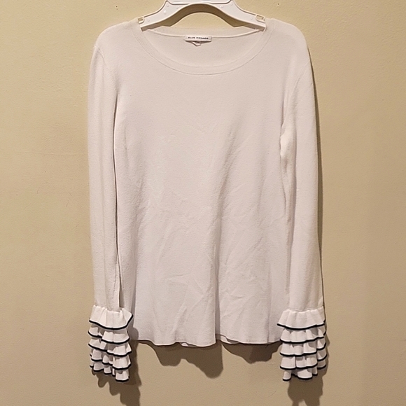 Club Monaco Sweaters - ❤️ CLUB MONACO TIERED RUFFLE SLEEVE SWEATER, LARGE